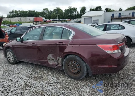 2012 Honda Accord Lx z USA, uszkodzony, nr VIN 1HGCP2F3XCA157895